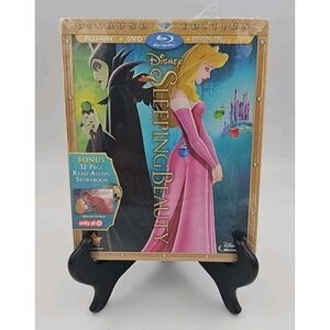 Sleeping Beauty Diamond Edition Blu-ray/DVD Set With Read Along Storybook Sealed